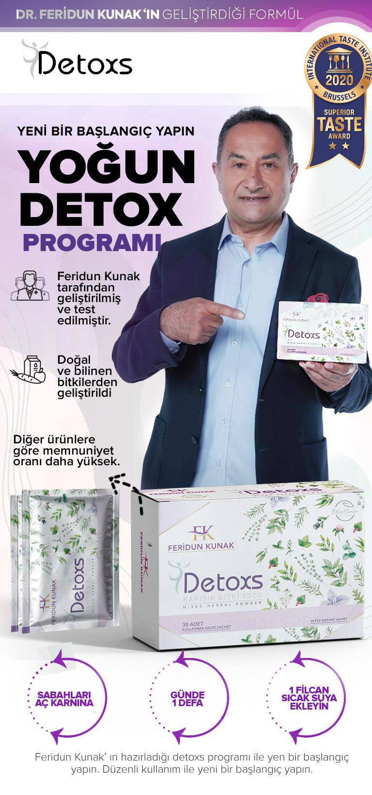Feridun Kunak Detoxs Çayı 30 Günlük Resmi Sitesi.